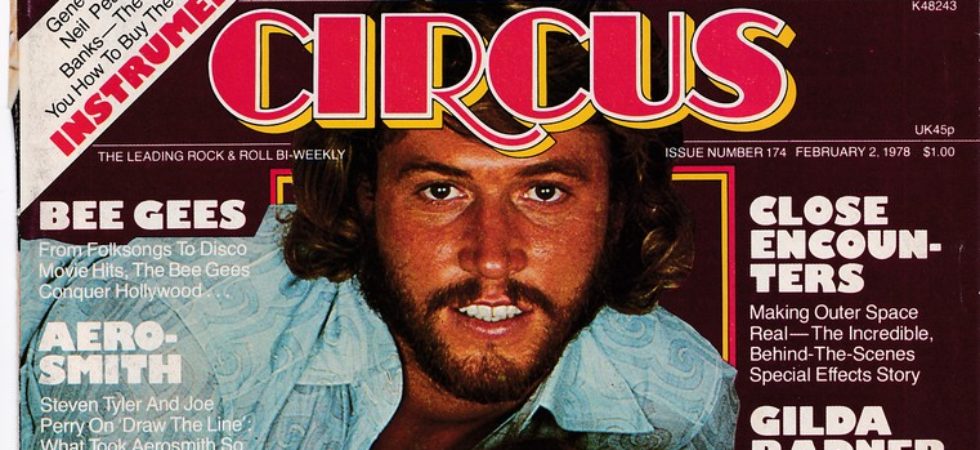 Circus誌（1978年2月2日号）表紙を飾ったビー・ジーズ